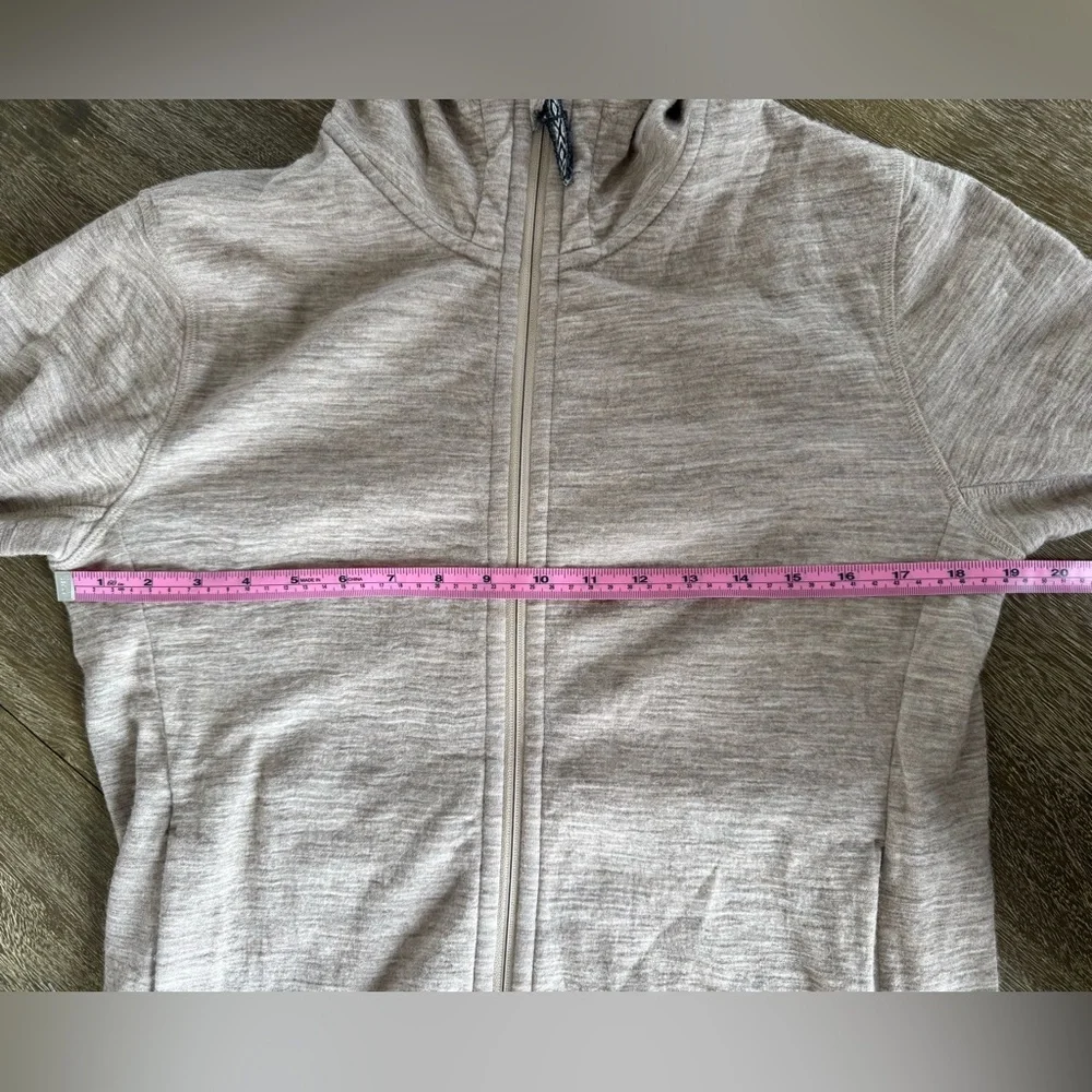 Paka Breathe Full Zip Alpaca Hoodie Cream Size Medium - Picture 9 of 10